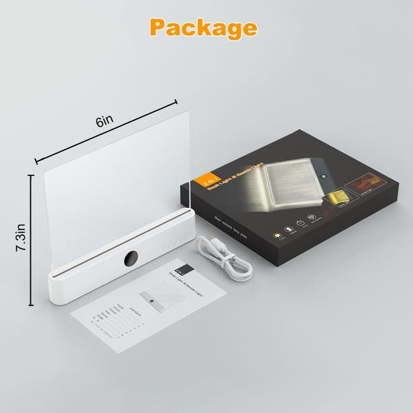 Rechargeable LED Book Light Panel