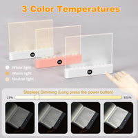 Rechargeable LED Book Light Panel
