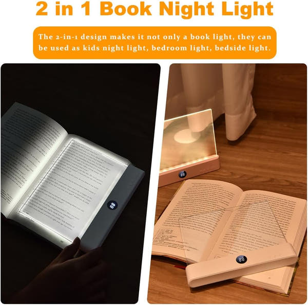 Rechargeable LED Book Light Panel